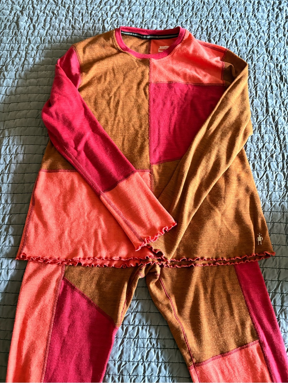 Smartwool Women's Set in Pink & Brown